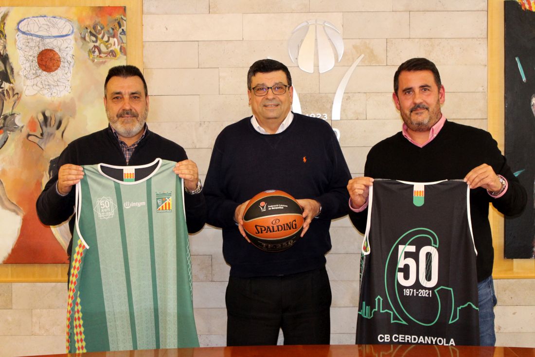 El CB Cerdanyola rebut a la Federació Catalana Basquetbol